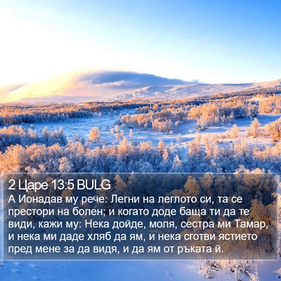 2 Царе 13:5 BULG Bible Verse Image