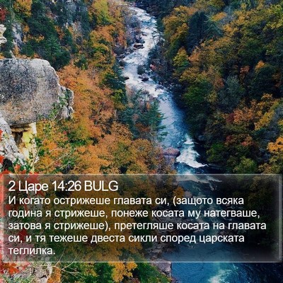 2 Царе 14:26 BULG Bible Verse Image