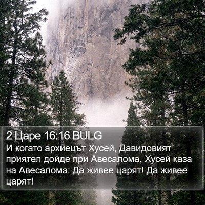2 Царе 16:16 BULG Bible Verse Image