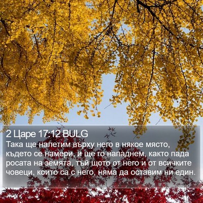 2 Царе 17:12 BULG Bible Verse Image