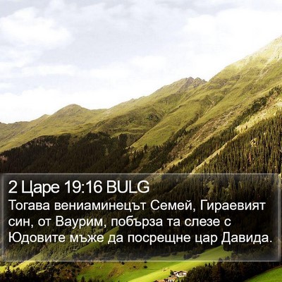 2 Царе 19:16 BULG Bible Verse Image