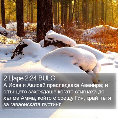 2 Царе 2:24 BULG Bible Verse Image