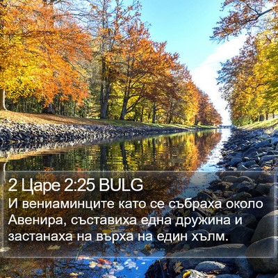 2 Царе 2:25 BULG Bible Verse Image