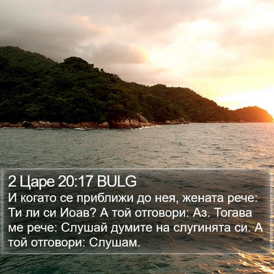 2 Царе 20:17 BULG Bible Verse Image