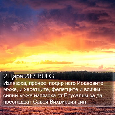 2 Царе 20:7 BULG Bible Verse Image