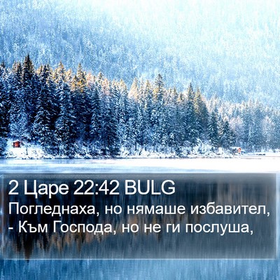 2 Царе 22:42 BULG Bible Verse Image