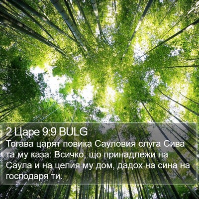 2 Царе 9:9 BULG Bible Verse Image