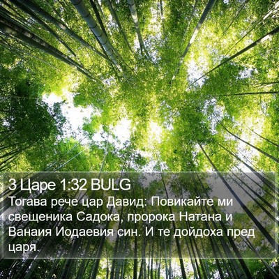 3 Царе 1:32 BULG Bible Verse Image