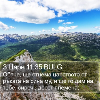 3 Царе 11:35 BULG Bible Verse Image