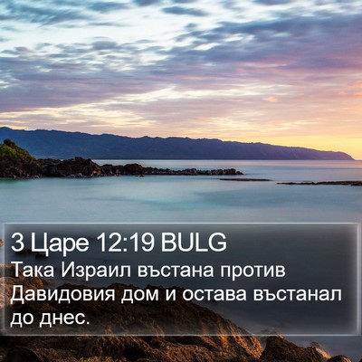 3 Царе 12:19 BULG Bible Verse Image
