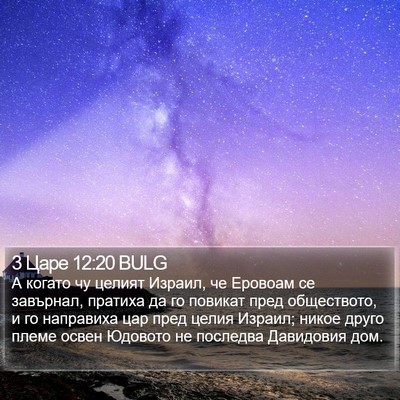 3 Царе 12:20 BULG Bible Verse Image
