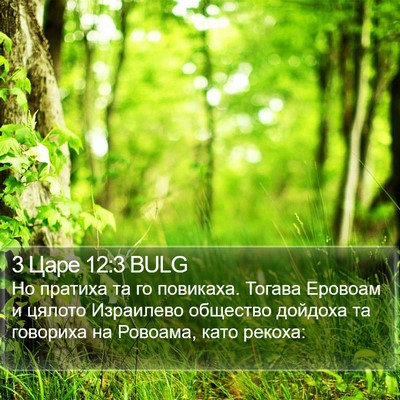 3 Царе 12:3 BULG Bible Verse Image