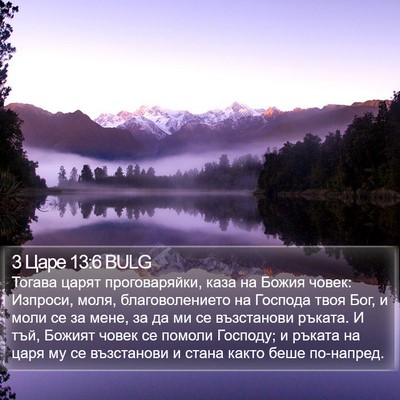 3 Царе 13:6 BULG Bible Verse Image