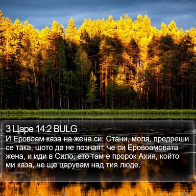 3 Царе 14:2 BULG Bible Verse Image