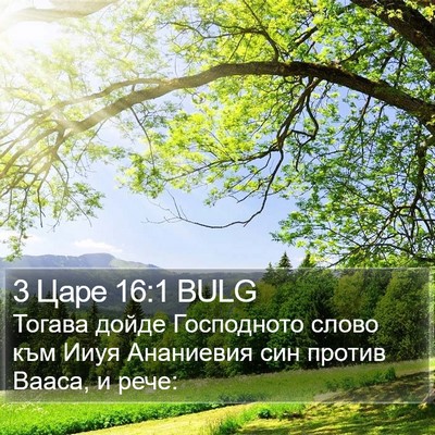 3 Царе 16:1 BULG Bible Verse Image