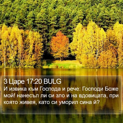 3 Царе 17:20 BULG Bible Verse Image