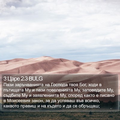3 Царе 2:3 BULG Bible Verse Image