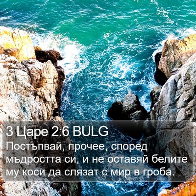 3 Царе 2:6 BULG Bible Verse Image