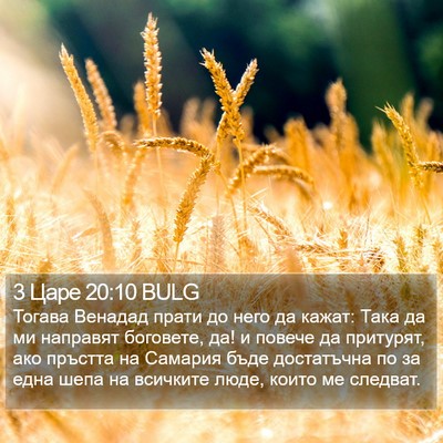 3 Царе 20:10 BULG Bible Verse Image