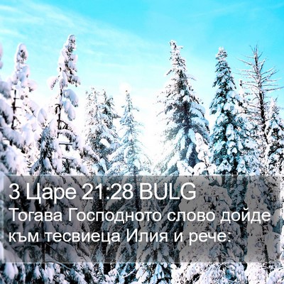 3 Царе 21:28 BULG Bible Verse Image