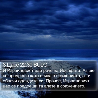 3 Царе 22:30 BULG Bible Verse Image