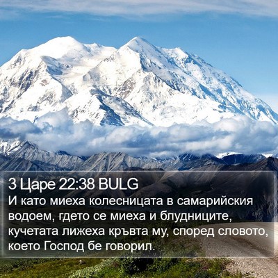 3 Царе 22:38 BULG Bible Verse Image