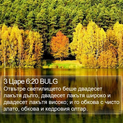 3 Царе 6:20 BULG Bible Verse Image