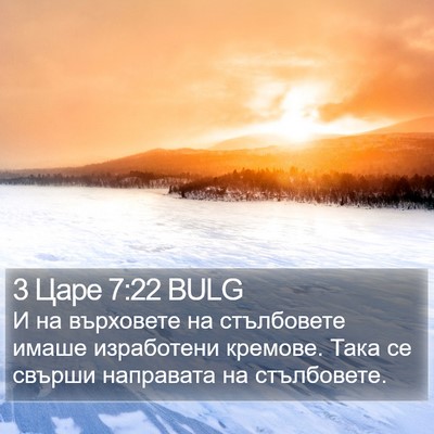 3 Царе 7:22 BULG Bible Verse Image
