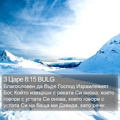 3 Царе 8:15 BULG Bible Verse Image