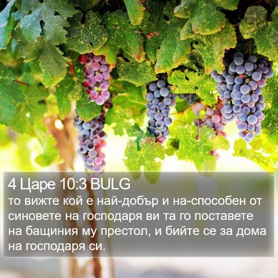 4 Царе 10:3 BULG Bible Verse Image
