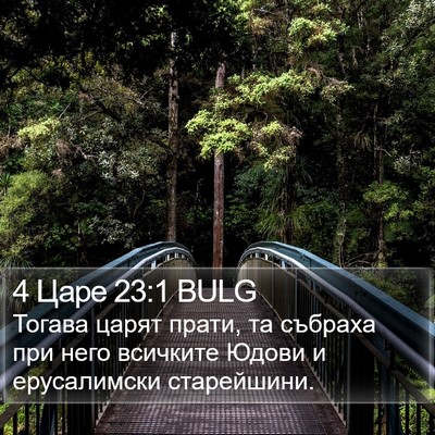 4 Царе 23:1 BULG Bible Verse Image