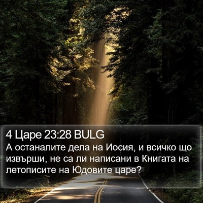 4 Царе 23:28 BULG Bible Verse Image