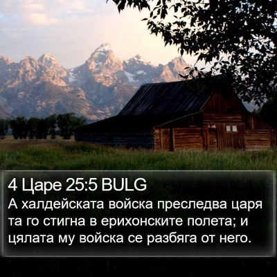 4 Царе 25:5 BULG Bible Verse Image