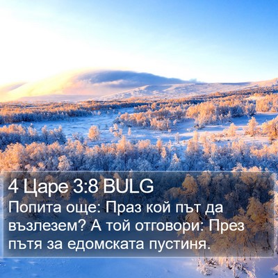 4 Царе 3:8 BULG Bible Verse Image