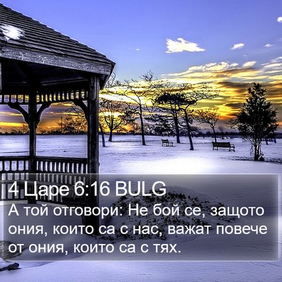 4 Царе 6:16 BULG Bible Verse Image