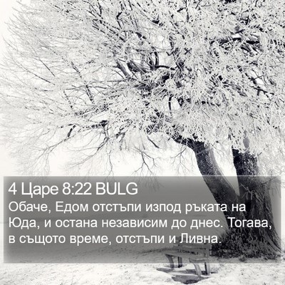 4 Царе 8:22 BULG Bible Verse Image