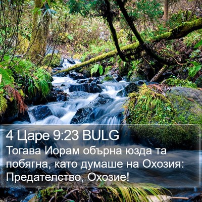 4 Царе 9:23 BULG Bible Verse Image