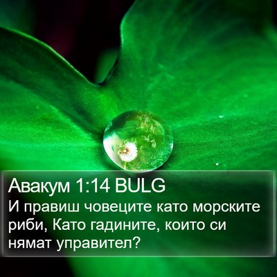 Авакум 1:14 BULG Bible Verse Image
