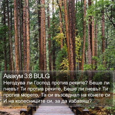 Авакум 3:8 BULG Bible Verse Image