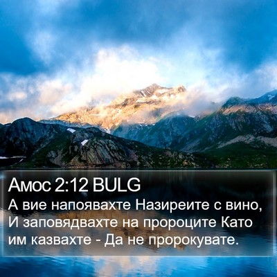 Амос 2:12 BULG Bible Verse Image