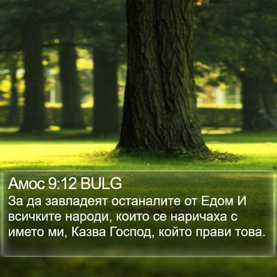 Амос 9:12 BULG Bible Verse Image