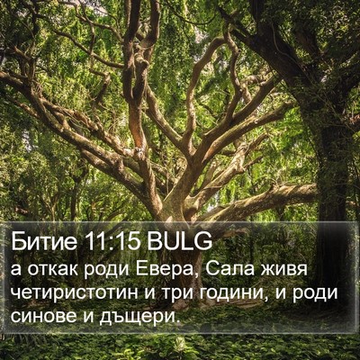 Битие 11:15 BULG Bible Verse Image