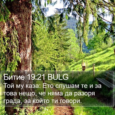 Битие 19:21 BULG Bible Verse Image