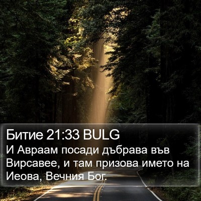 Битие 21:33 BULG Bible Verse Image