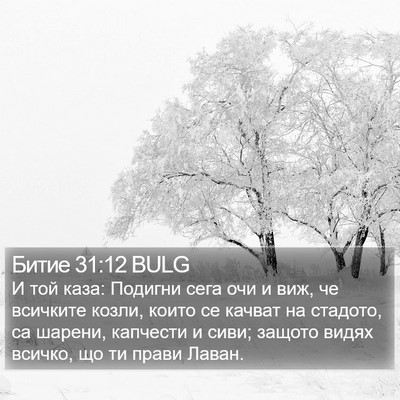 Битие 31:12 BULG Bible Verse Image