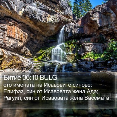 Битие 36:10 BULG Bible Verse Image