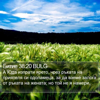 Битие 38:20 BULG Bible Verse Image