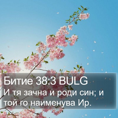 Битие 38:3 BULG Bible Verse Image