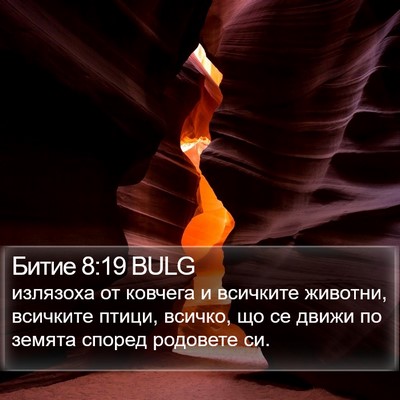 Битие 8:19 BULG Bible Verse Image