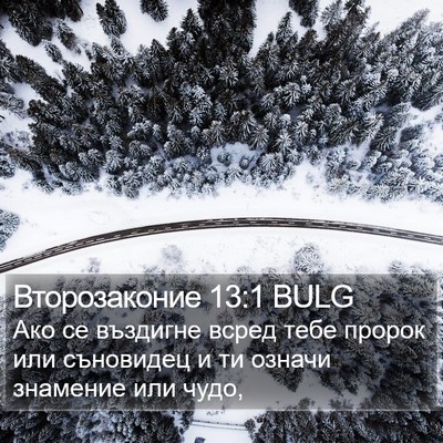 Второзаконие 13:1 BULG Bible Verse Image